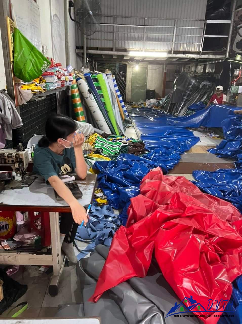 May bạt mái che tại Hà Giang